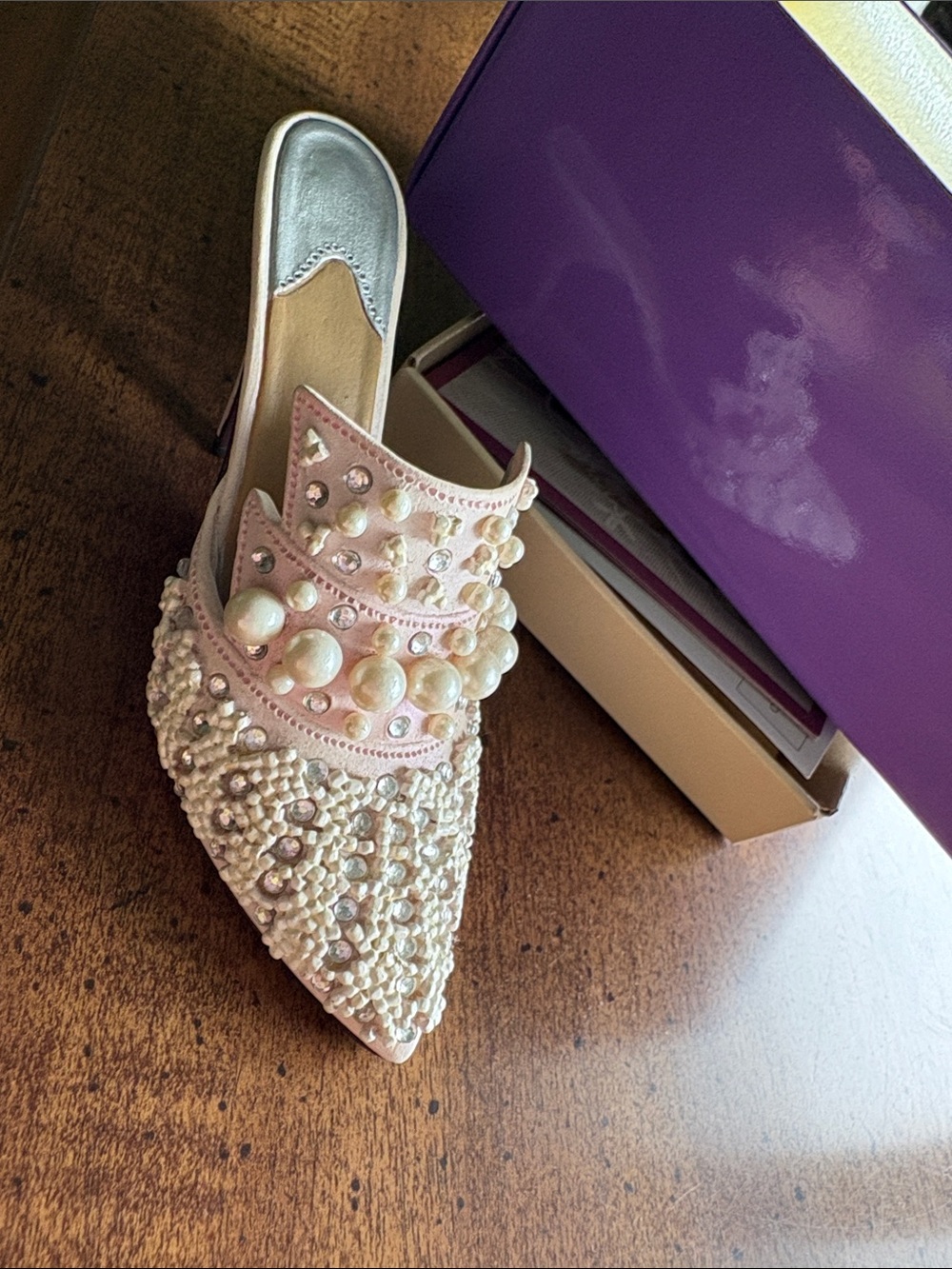 Just The Right Shoe by Regina - Light Pink “Frosted Fantasy” 1999